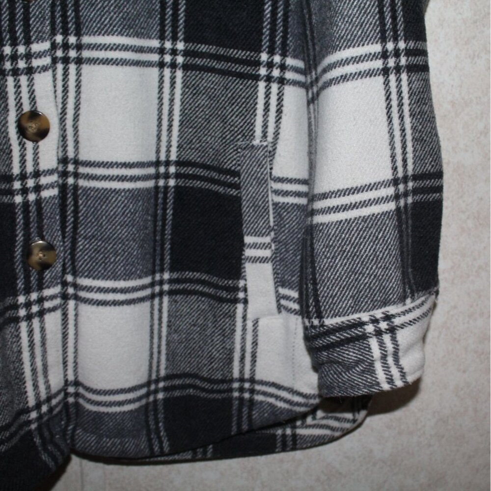 Member's Mark Shacket Plaid Button Down Jacket Fall Size Large - Picture 4 of 16